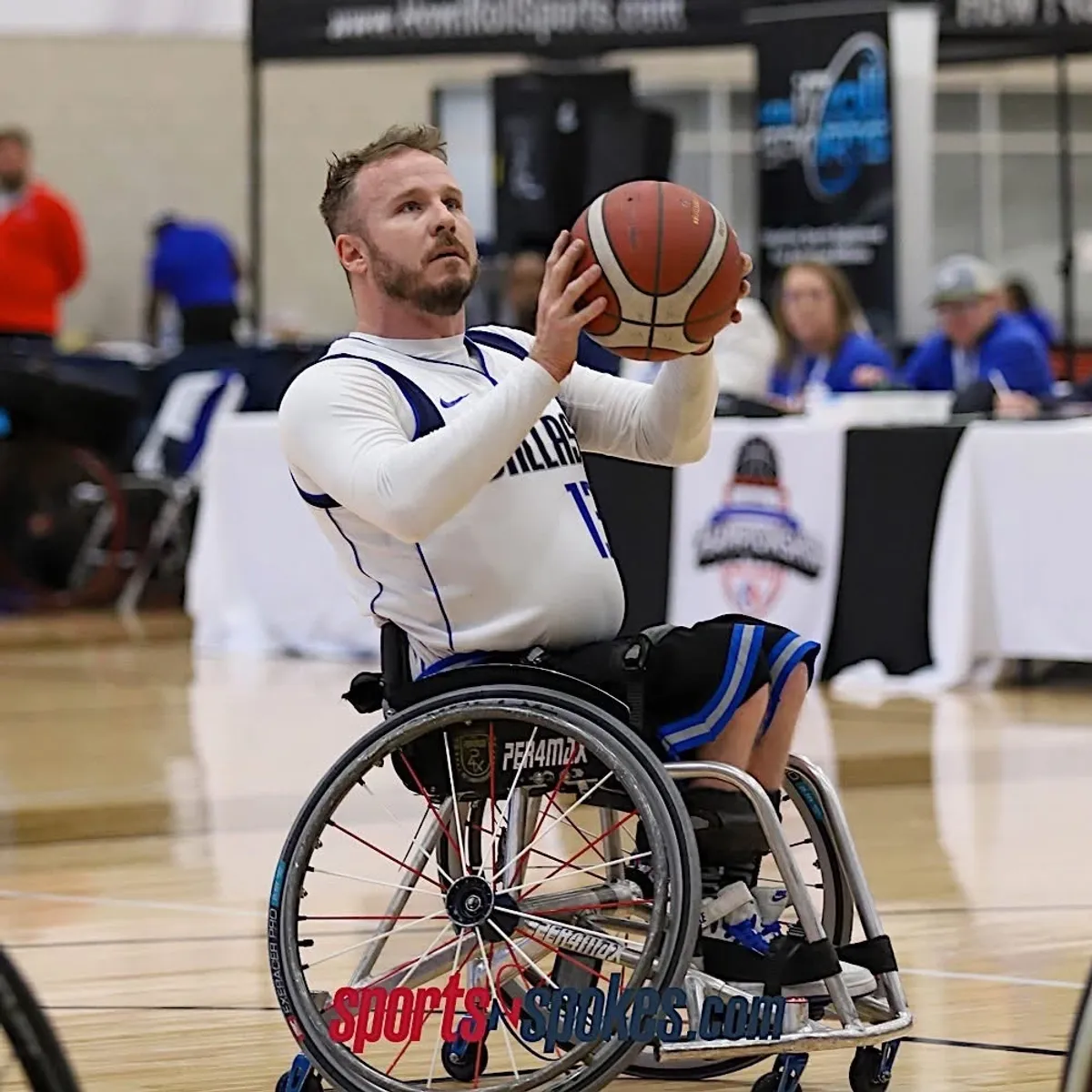 Dallas Wheelchair Mavericks player